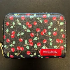 Mary Engelbreit Cherries Zipper Wallet, 4"x3"