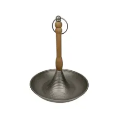 VIP Metal 12.2 in. Silver Tray With Post