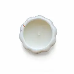 3.9oz Pumpkin Ceramic Scented Candle White - Bullseye's Playground&trade;