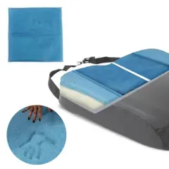 ProHeal Gel-Infused Memory Foam Wheelchair & Seat Cushion, 3" Height - Orthopedic, Coccyx, & Tailbone Support