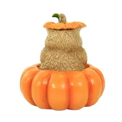 Bethany Lowe 5.25 In Mr. Grumps Halloween Figurine , Portable Halloween Decor Halloween Owl Pumpkin (1PC)