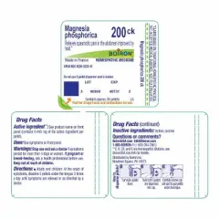 Magnesia Phosphorica 200CK by Boiron Homeopathic Single Medicine For Pain  -  80 Pellet