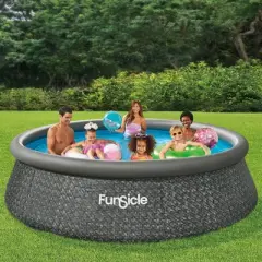 Funsicle 12' x 36" QuickSet Ring Top Above Ground Swimming Pool
