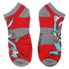 WB 100: Looney Tunes Mashups Bugs Bunny Women's 5-Pair Ankle Socks