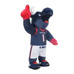 NFL Houston Texans Stuffed Mascot: Polyester Animal Figure, 14" Height