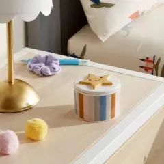 Ceramic Striped Kids' Container - Pillowfort&trade;