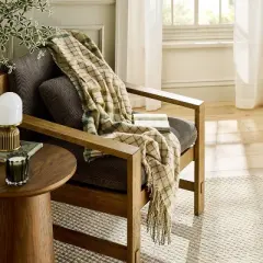 Plaid Lightweight Throw Blanket - Hearth & Hand&trade; with Magnolia