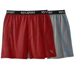 KS Sport by KingSize Men's Big & Tall KS Sport&trade; Performance Boxers 2-Pack