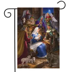 Briarwood Lane Garden Flag 12x18 For Outdoor Holy Family Christmas For Christmas Garden Flag Flags For Outside