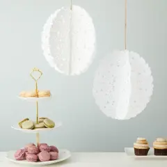 Juvale 300pcs Medallion White Round 10" Disposable Paper Doilies Lace for Art Craft Table D&eacute;cor