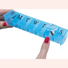 Apex Ultra Bubble-Lok 7-Day Pill Organizer, CASE OF 6