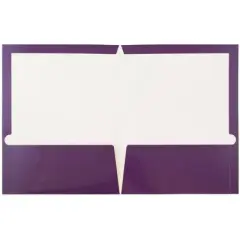 JAM 6pk Glossy Paper Folder 2 Pocket - Purple