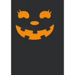 Junior's CHIN UP Halloween Jack o' Lantern Face T-Shirt