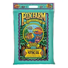FoxFarm FX14053 + FX14054 Ocean Forest Organic Plant Potting Soil with Happy Frog Nutrient Rapid Growth Potting Soils for Gardens, 12 Quart (4 Pack)