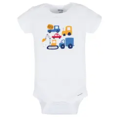 Gerber Baby Boys' Short Sleeve Onesies&reg; Bodysuits, 8-Pack