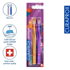 Curaprox CS 5460 Kids Superheroes Edition 2024, 2 pcs, Ultra Soft & Gentle Toothbrush for Kids
