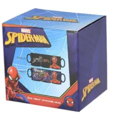 Marvel Spiderman Multi-Character Heat Reactive Color Changing Tea Coffee Mug Cup