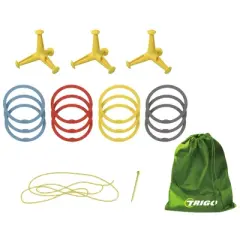 Do-U-Play: Trigo Ring Toss - Colorful Throwing & Hooking Game,Ages 3+