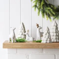 3ct Christmas Ceramic White Tree Set - Wondershop&trade;