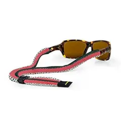Croakies Suiters Glasses Strap, Fish Print Rainbow Trout|Made in the USA|96% Cotton