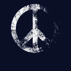 Junior's Design By Humans Broken Peace By Moncheng T-Shirt