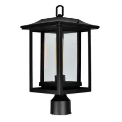 CWI Lighting,Winfield 1 Light Black Outdoor Lantern Head