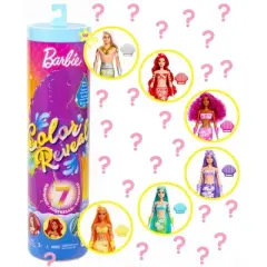 Barbie - Color Reveal ! Color Changing Prince or Princess' Mermaid Doll with 7 Unboxing Surprises