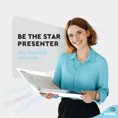 3 Ring Binder, 6-Pack White Round Ring Binder with Clear View Cover & 2 Inside Pockets Binders, School Supplies Binders