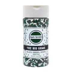 Mystic Sprinkles The Big Game: Black, Green & White Jimmy Mix 3oz