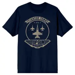 Top Gun Maverick Fighter Town Jets Men's Navy T-shirt
