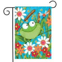 Briarwood Lane Garden Flag 12x18 For Outdoor Froggy Fun Summer For Summer Garden Flag Flags For Outside