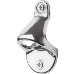Harold Import 43742 Wall Mounted Bottle Opener, Metal, 3" X 1-1/2 "