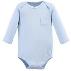 Hudson Baby Infant Boy Cotton Long-Sleeve Bodysuits 5pk, Polar Bear
