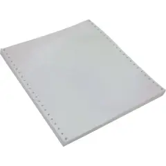 HITOUCH BUSINESS SERVICES 1-Pt Premium Bright Blank Computer Paper 9.5"x11" 20 lbs. White 1000 Sh/CT