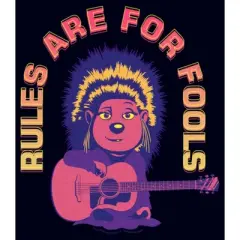 Women's Sing 2 Ash Rules Are for Fools T-Shirt