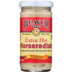 Beaver Extra Hot Horseradish - 12 pack, 4 oz