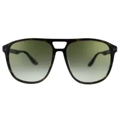 BMW BW 0001 52P Unisex Square Sunglasses Dark Havana 58mm