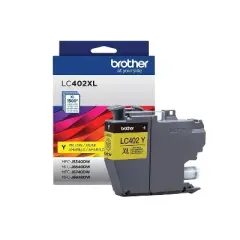 Brother LC402XL Yellow High Yield Ink Cartridge Prints Up to 1 500 Pages (LC402XLYS)