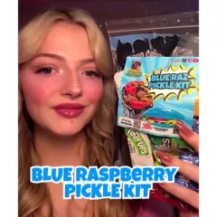 Food Crush-Double Blue Raspberry Pickle Kit by Ashley Dashley from Tiktok-22 Piece Gift Pouch
