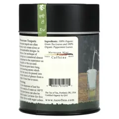 The Tao of Tea 100% Organic Green Tea & Peppermint, Moroccan Mint, 3.5 oz (100 g)