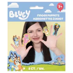 8ct Bluey Party Favor Finger Puppets