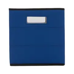 Blue Puffer Quilted 11" Teen Storage Bin