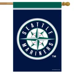 Briarwood Lane Seattle Mariners House Flag MLB Licensed 28" x 40"