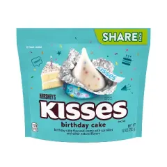 HERSHEY'S Birthday Cake Kisses Share Size - 10oz