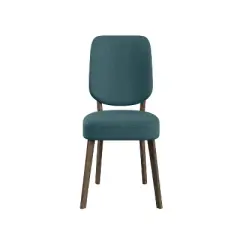 Set of 2 Soel Mid-Century Modern Armless Dining Chairs - Handy Living