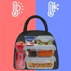 OPUX Insulated Lunch Box Women, Cooler Bag Tote Girls Kids Teen Adult, Soft Reusable Thermal Meal Prep Purse