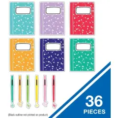 Carson Dellosa Education Notebooks and Pens Cutouts (36 cut outs)