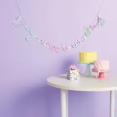 Iridescent "any excuse to eat cake" Party Banner - Spritz&trade;