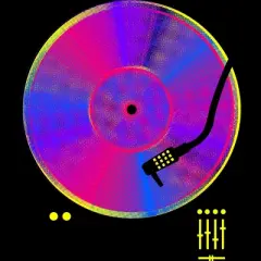 Men's Design By Humans Retro Vinyl By clingcling Tank Top