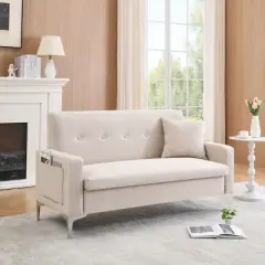 Multi-functional storage comfortable double sofa,Suitable for living room, apartment, home office